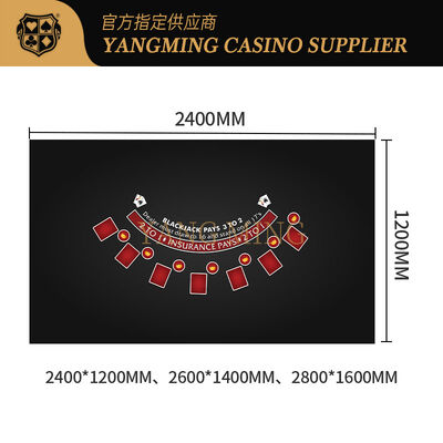 comprar Diseño de juego de blackjack personalizado   Feltro de mesa de casino profesional Fabricación en línea