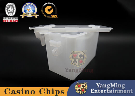 comprar Los naipes llenos de la cubierta del casino 8 de Matte Covered Acrylic Gift Box desechan el tenedor Fabricación en línea