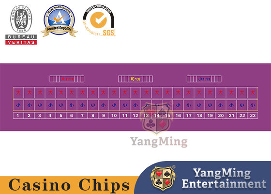 comprar 23-Jugadores Ovalado Lujo Versión Mejorada de Baccarat Texas Juego Mantel Impermeable Fabricación en línea