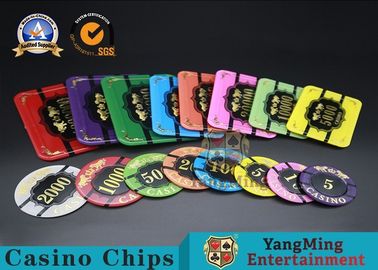 comprar Microprocesador de acrílico de la mesa de juegos de la tabla del póker de Crystal Gold Stamping Chip Baccarat Fabricación en línea