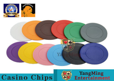 comprar ABS ligero Hotstamping Logo Dice Poker Chip/fichas de póker coloridas de la ruleta Fabricación en línea