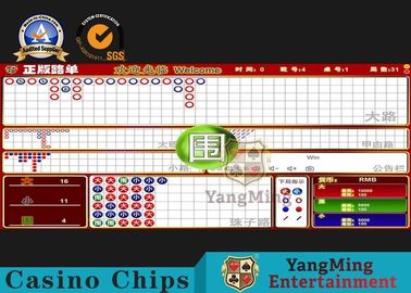 comprar Muestra estándar del límite de la tabla del LCD del casino con sic el sistema de BO para el juego del bacará Fabricación en línea