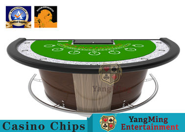 comprar Semi - barandilla incorporada del juego del casino de la tabla redonda del póker que afila la esponja elástico gruesa Fabricación en línea