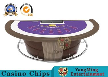 comprar Tabla estupenda de lujo de la veintiuna del casino, escritorio del juego de póker del casino de 7 jugadores Fabricación en línea