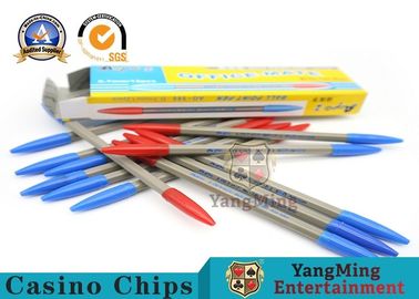 comprar La ruleta Tejas del sistema de juego del bacará los sostiene pluma de registro bicolor roja del casino y azul dedicada juego Fabricación en línea