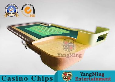 comprar Tabla respetuosa del medio ambiente del póker de Roleta del casino con la rueda de ruleta de madera Fabricación en línea