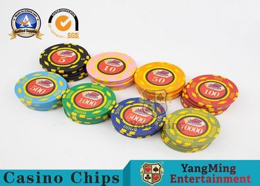 comprar póker Chips Set With Custom Uv Logo Circular Type del casino 600pcs Fabricación en línea