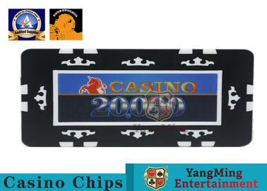 comprar Muere el póker de epoxy brillante Chip Set Professional del casino del chapado en oro del hierro del sello Fabricación en línea