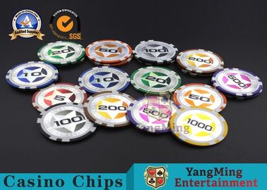 comprar Etiqueta engomada de los microprocesadores 12g Clay Poker Chips With Ultimate del casino RFID del ABS, diámetro de 40m m Fabricación en línea