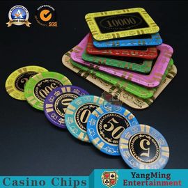comprar las fichas de póker rectangulares 13.5g/el club plástico de juego VIP del póker del casino de la luz UV de la tabla RFID salta Fabricación en línea