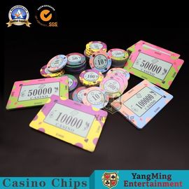 comprar Microprocesadores adaptables del juego de tabla del póker del modelo del diseño de Texas Poker Clay Ceramic Chips Fabricación en línea