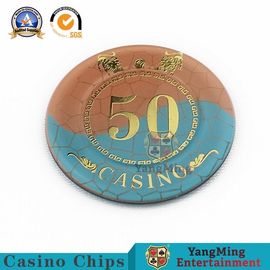 comprar Póker de acrílico de alta temperatura Chips Round Shaped del casino que broncea Fabricación en línea