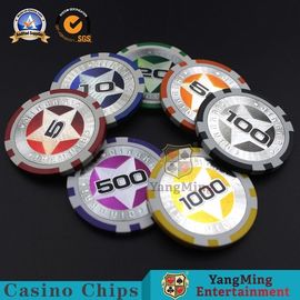 comprar Fichas de póker europeas de juego del casino del ABS 3-3.3M M Thinkness para el juego del entretenimiento del regalo Fabricación en línea