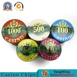 comprar RFID Clay Casino Poker Chip Set ULTRAVIOLETA 760pcs tres - capa Shell Pattern de acrílico Fabricación en línea