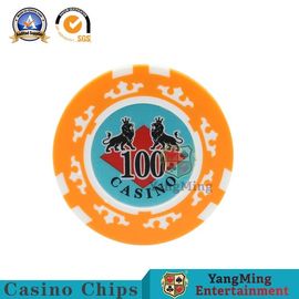 comprar Forma redonda del RFID de las fichas de póker 14g del casino del grado de la superficie lisa de la arena Fabricación en línea