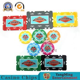 comprar Casino imprimible modificado para requisitos particulares RFID Chips Set de NFC de las fichas de póker del laser del ABS Fabricación en línea