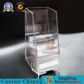 comprar Macao dedicó el tenedor del descarte del póker del casino atormenta con la prenda impermeable YM-DH03 del rodillo Fabricación en línea