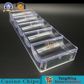 comprar Póker de aluminio completamente claro Chip Case With Tray Fix 100 microprocesadores redondos Fabricación en línea