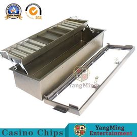 comprar Póker híbrido Chip Tray Double Layer Rectangular del hierro de encargo del metal Fabricación en línea