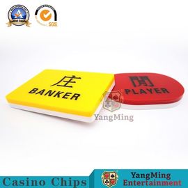 comprar Botón plástico de juego del distribuidor autorizado del póker para la talla exquisita del club del juego Fabricación en línea