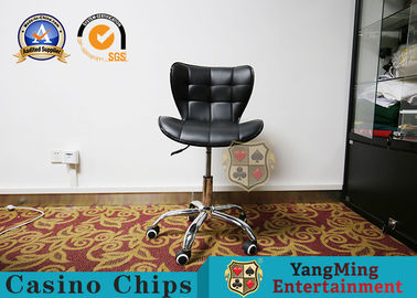 comprar La oficina de cuero de la PU del ESD del club del casino preside color negro con el respaldo Fabricación en línea