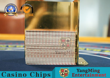 comprar Los naipes de los accesorios de la tabla del póker del club del casino desechan el tenedor 8 que las cubiertas cardan el material del metal del portador Fabricación en línea
