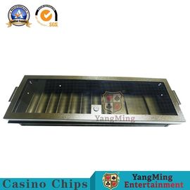 comprar Póker modificado para requisitos particulares flotador de una sola capa Chip Tray For Plaque Carrier del metal Fabricación en línea