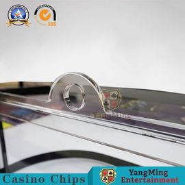 comprar El acrílico espesa el casino dedicado Chips Dealer Holder de la tabla de Chips Carrier Roulette Wheel Gambling Fabricación en línea