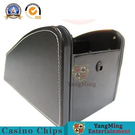 comprar Zapatos semiautomáticos del naipe del modo del zapato de la tarjeta del casino del entretenimiento del traje del color todo junto del negro Fabricación en línea