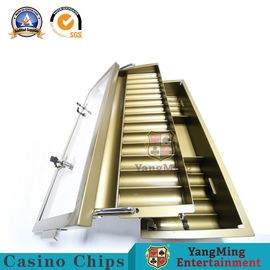 comprar 15 material del hierro +Lacquer de Chip Tray Holder del casino de las filas 600-800pcs Fabricación en línea
