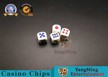 comprar Dados blancos de alta densidad de la mesa de juegos de la tabla de naipes del póker de los dados de la melamina Fabricación en línea