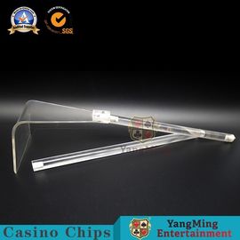 comprar Sección transparente 2 Chips Code Receiver Retractable Thickened del bacará Chips Rake Plastic Handle de cerámica de acrílico Fabricación en línea