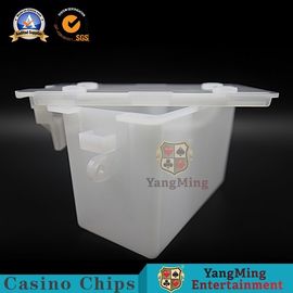 comprar Los naipes llenos de la cubierta del casino 8 de Matte Covered Acrylic Gift Box desechan el tenedor Fabricación en línea