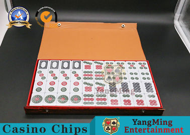 comprar marca verde oscuro del paquete de nueve empujes de los accesorios del juego del casino de 320*175*30m m Fabricación en línea