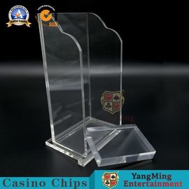 comprar Los juegos de tabla del póker del casino del tenedor/de la caja del descarte del naipe de las cubiertas del plástico 8 dedicaron los accesorios Fabricación en línea