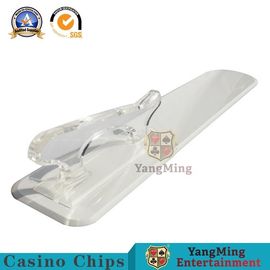 comprar Eco - manija transparente del casino del juego de los accesorios del póker de la competencia de la pala dedicada plástica amistosa de las tarjetas Fabricación en línea