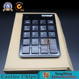 comprar Teclado inalámbrico negro de la entrada del resultado del sistema informático del juego de tabla del póker del bacará del teclado del USB Fabricación en línea