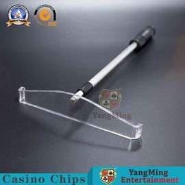 comprar El aluminio del telescopio del rastrillo de los microprocesadores de encargo de los accesorios del juego del casino del SGS ajusta la pala de los naipes de los microprocesadores del casino Fabricación en línea