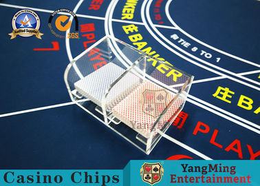 comprar Desgaste del tenedor 155*100*45m m del descarte del póker del casino de la forma del triángulo - resistente Fabricación en línea