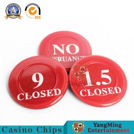 comprar Los accesorios del juego del casino que juegan el póker de Niuniu cardan la pantalla de seda dedicada botón del seguro del club plástico de la marca Fabricación en línea