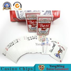 comprar Tarjetas de papel de juego de la competencia de los juegos de tabla de la base del casino del bacará azul nacional de los naipes Fabricación en línea