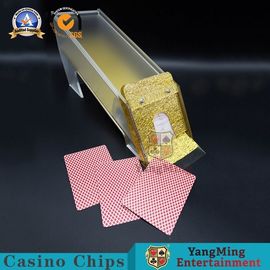 comprar La aduana del diseño de la fábrica heló el zapato del descarte de la cubierta del cuadro 8 del póker del bacará del Shuffler de los naipes Fabricación en línea