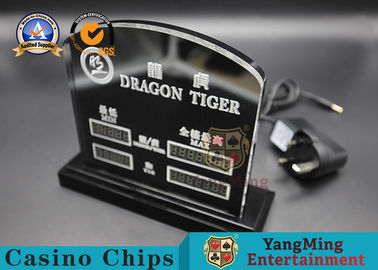 comprar Juegos de tabla de la veintiuna del club de Bet Limit Sign For Poker de la tabla del póker de la muestra de Dragon Tiger Casino Table LED Limited Fabricación en línea