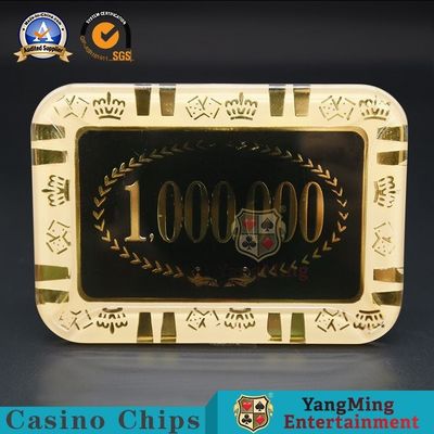comprar Accesorios de acrílico transparentes de Crystal Casino Poker Chips Table Fabricación en línea