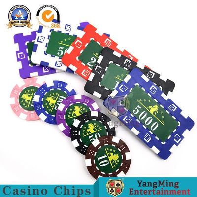 comprar 760 ABS americanos Clay Poker Fancy Chip Set Texas Holde ' M Game Iron Core Chip Set de Anti-falsificación de las PC Fabricación en línea