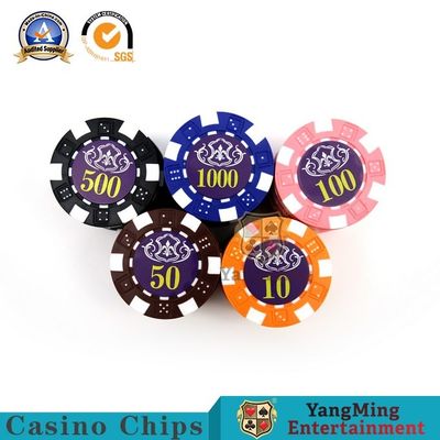 comprar 760 PC Texas Hold ellos punto antifalsificación del sistema de la fábrica de Clay Poker Fancy Chip Set del ABS de Chip Currency American de la base del juego Fabricación en línea