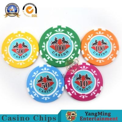 comprar ABS americano Clay Texas Hold ellos microprocesador de Anti-falsificación de la etiqueta engomada dedicada del casino de las coronas de las PC ocho del chipset 760 del póker Fabricación en línea
