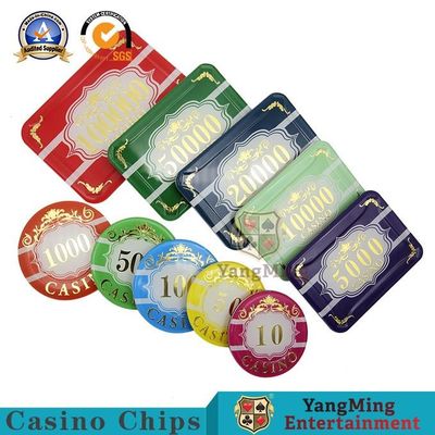 comprar póker plástico Chip Set Rectangle Round del casino de 94*66m m Fabricación en línea