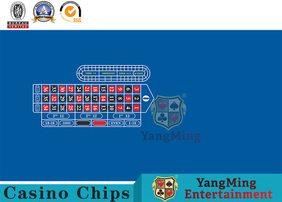 comprar Disposiciones americana de Bet Blue Standard Roulette Poker Chip Table Waterproof Tablecloth Entertainment del casino sola 0 pequeñas Fabricación en línea