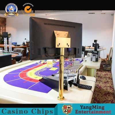 comprar Soporte de exhibición amarillo del titanio del tenedor del soporte de la ayuda de la tabla del póker de la exhibición de HD LCD Fabricación en línea
